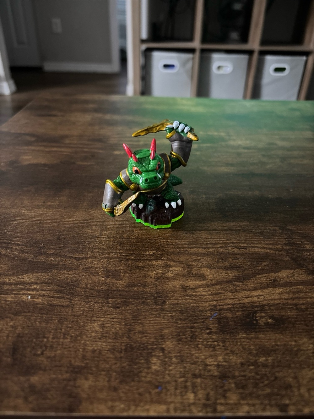 Skylanders Spyro's Adventure Dino Rang Green Bottom Used